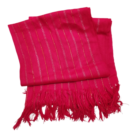 Hot Pink Fall or Winter Scarf - Picture 4 of 4